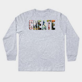 Create Art! Kids Long Sleeve T-Shirt